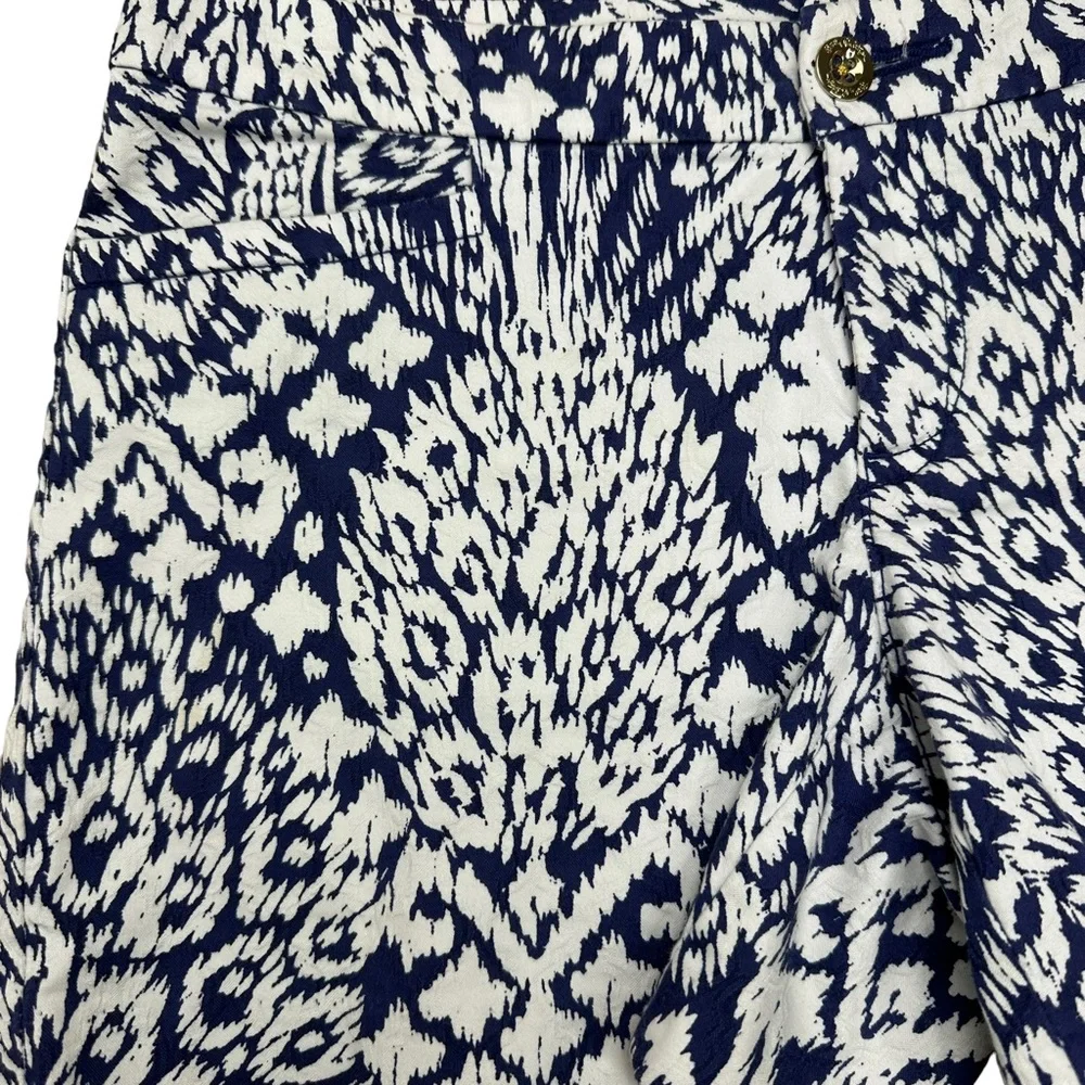 Lilly Pulitzer Kelly Shorts Size 4  Bright Navy Pineapple Party Coastal Beach - Picture 6 of 10